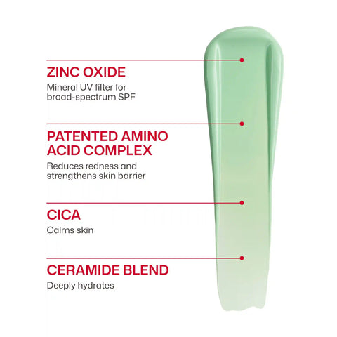 UV Skin Recovery Red Color Correcting Green Tint Broad Spectrum SPF 50