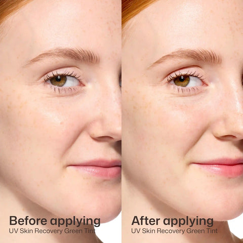 UV Skin Recovery Red Color Correcting Green Tint Broad Spectrum SPF 50